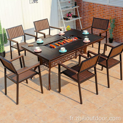 Table de jardin Ensemble de salle à manger Patio Set